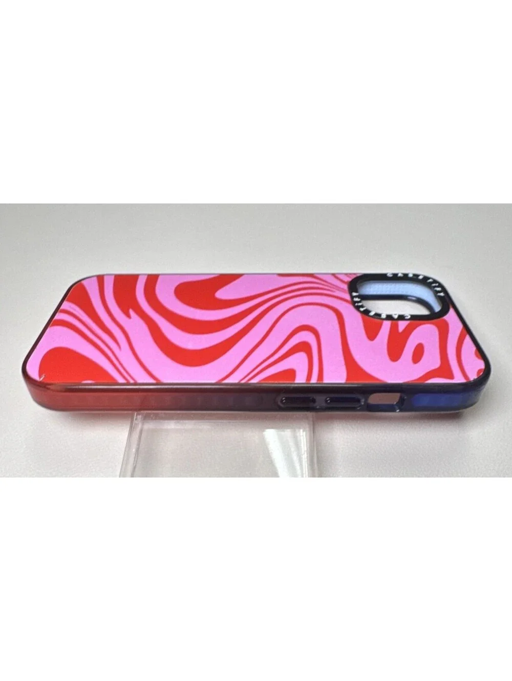 CASETiFY Pink & Red Swirl Patterned Protective Back Case Phone Cover